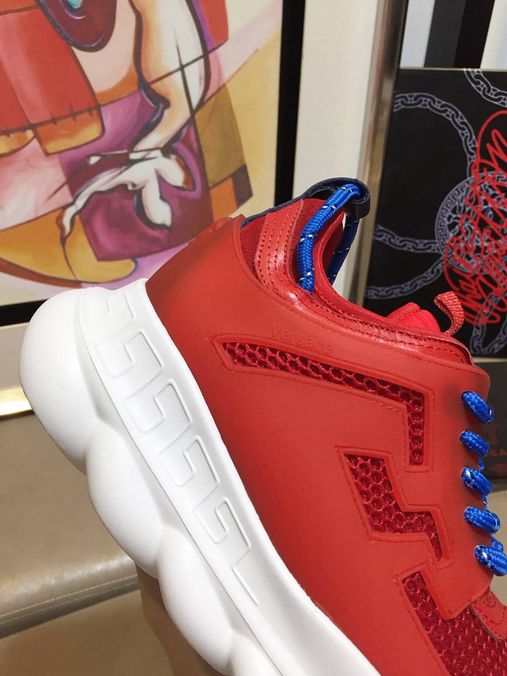 V*ERSACE SNEAKERS RED